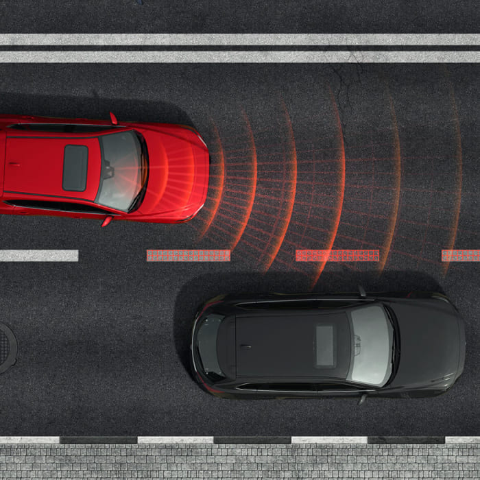 Система предупреждения о выходе с занимаемой полосы